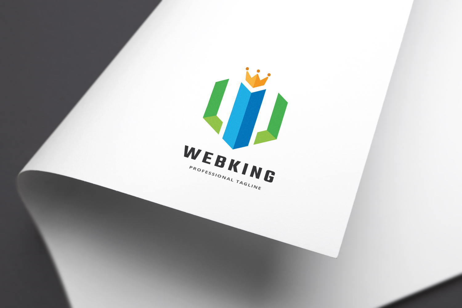 Web King Letter W Logo Template