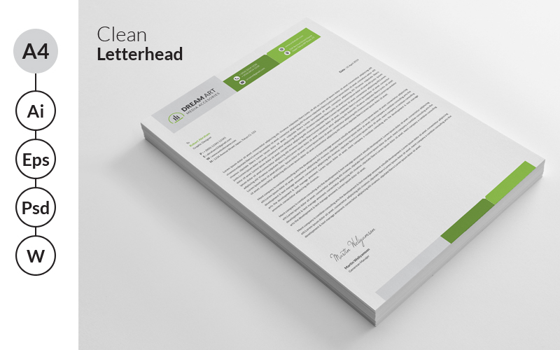 Creative Letterhead - Corporate Identity Template