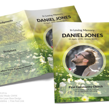 Funeral Memorial Corporate Identity 105146