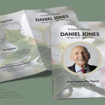 Funeral Memorial Corporate Identity 105179