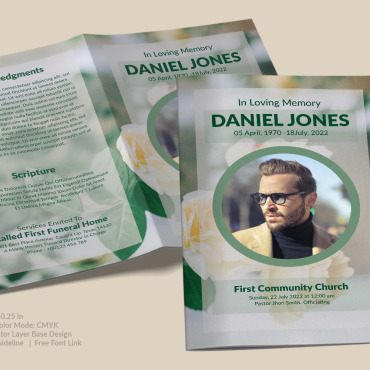 Funeral Memorial Corporate Identity 105183