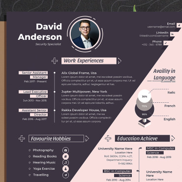 Template Cv Resume Templates 105187