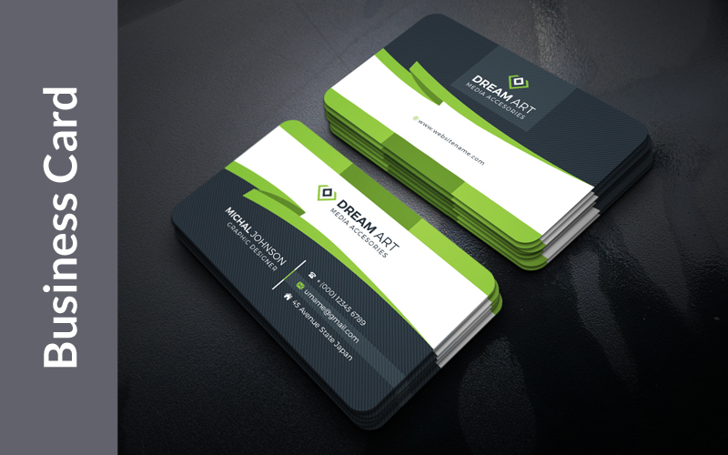 Modern Art Business Card - Corporate Identity Template