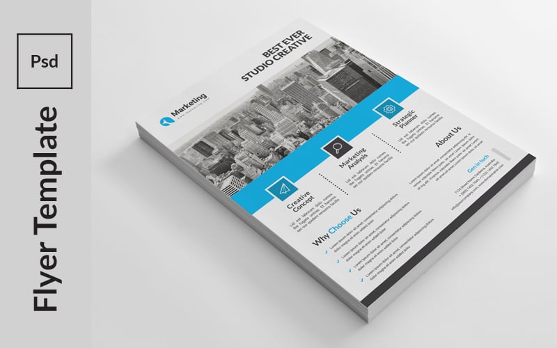 Simple Design Flyer - Corporate Identity Template