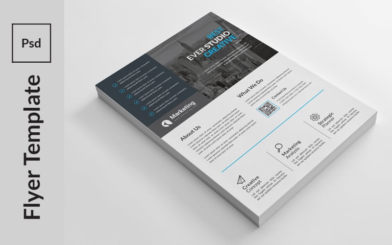 Creative Dark Flyer - Corporate Identity Template