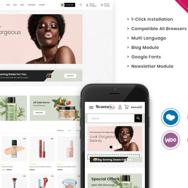 Cosmetic Products WooCommerce Themes 105501