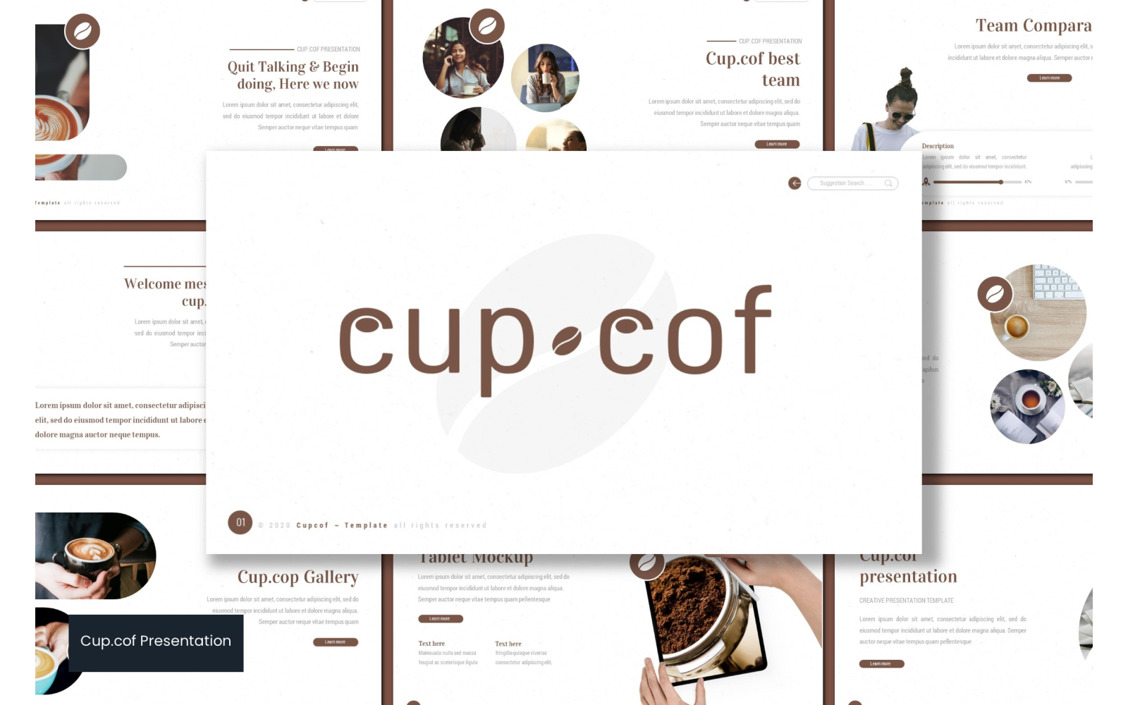 Cup.cof Google Slides