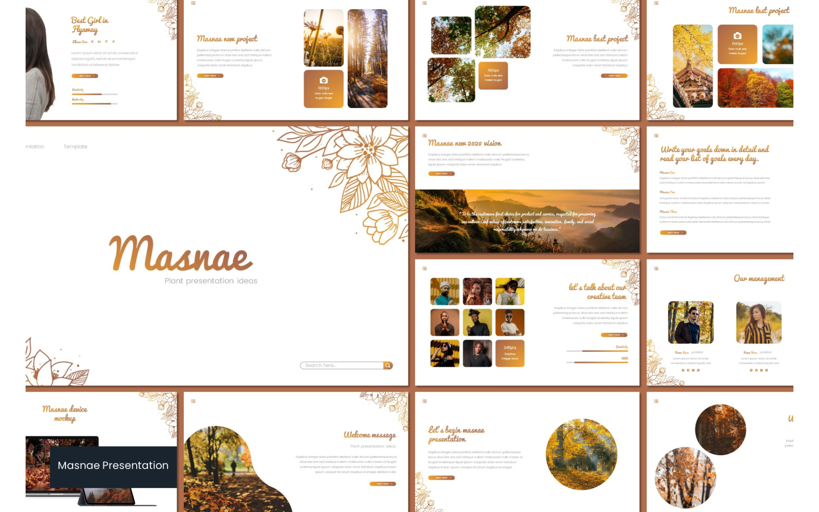 Masnae - Keynote template