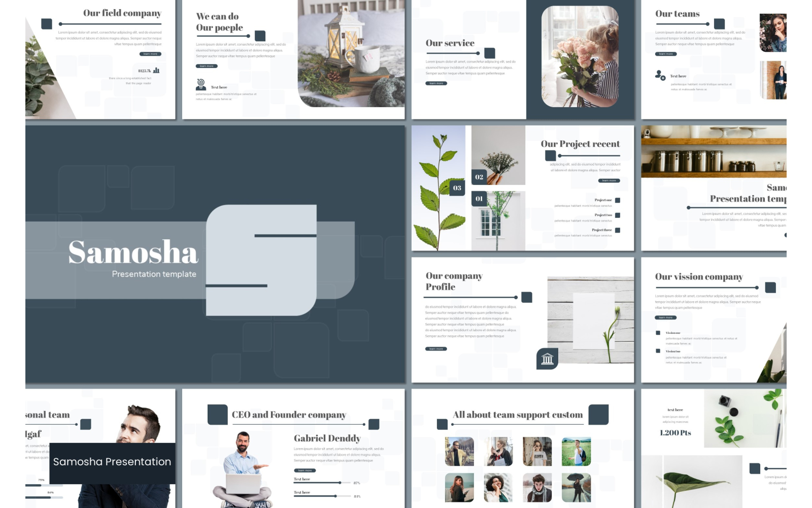 Samosha - Keynote template