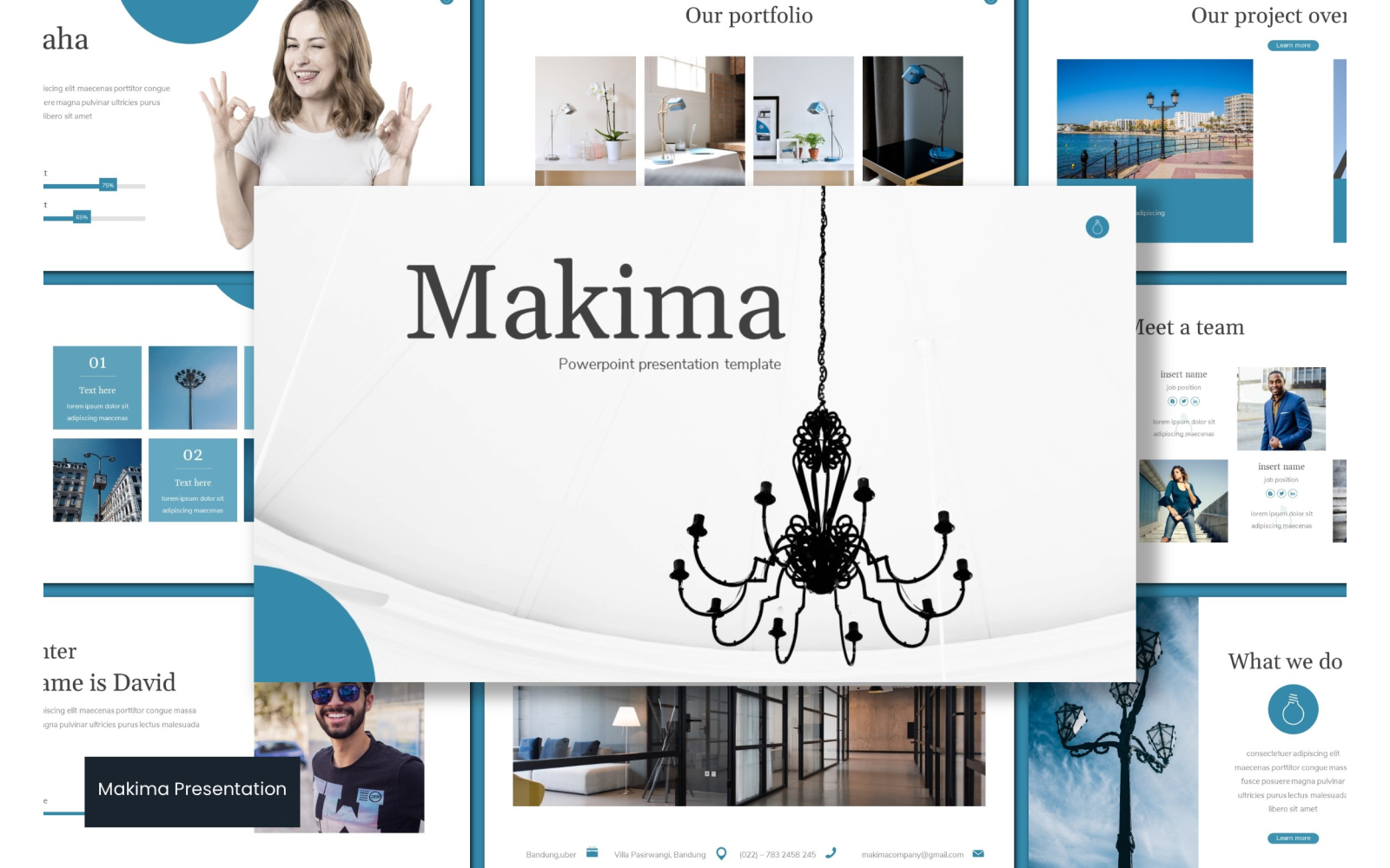 Makima PowerPoint template