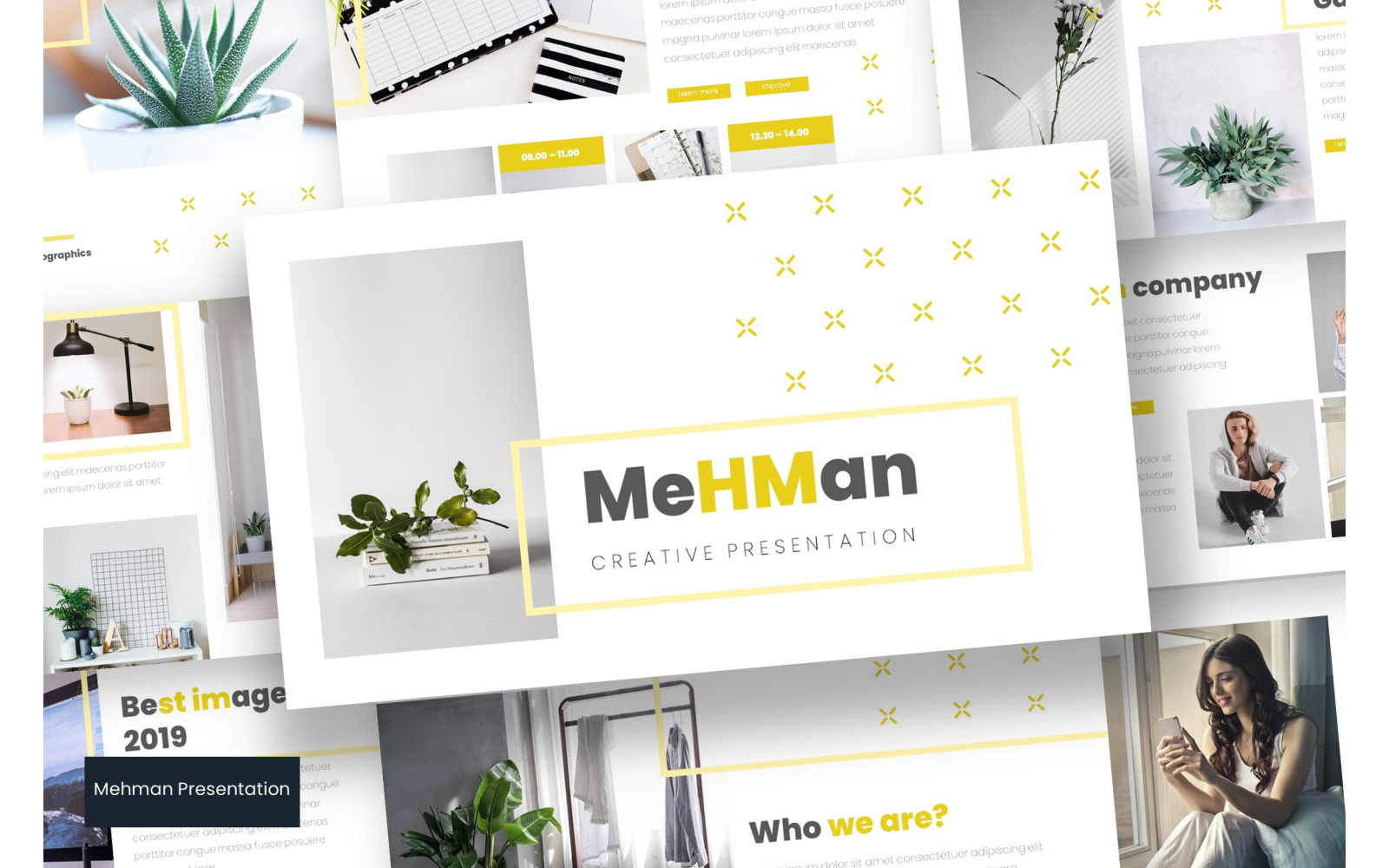 Mehman PowerPoint template