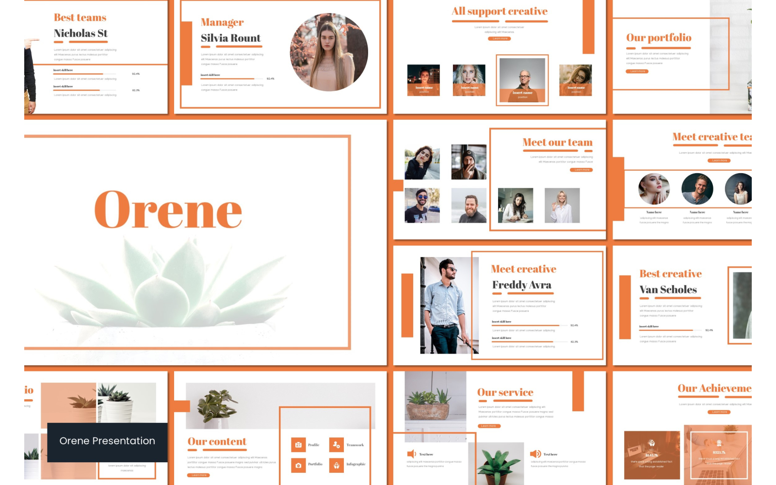 Orene PowerPoint template