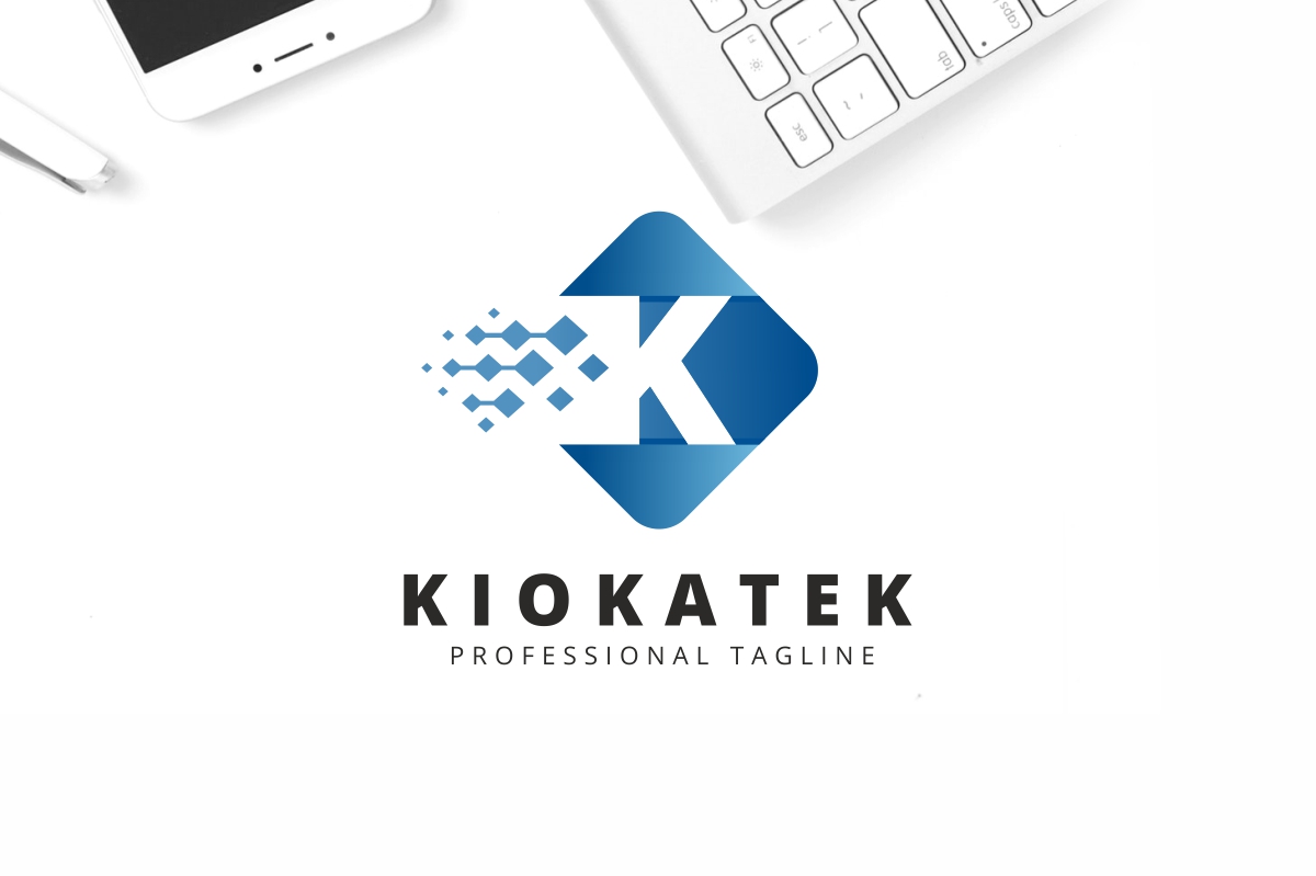 Kiokatek K Letter Logo Template