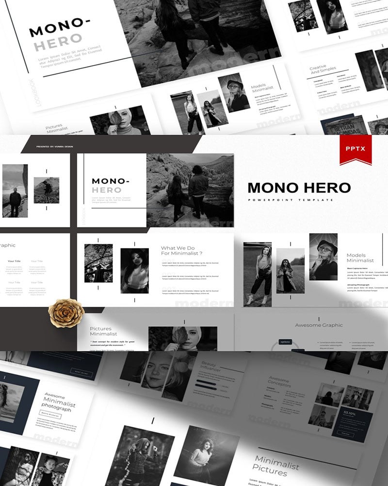 Mono Hero | PowerPoint template