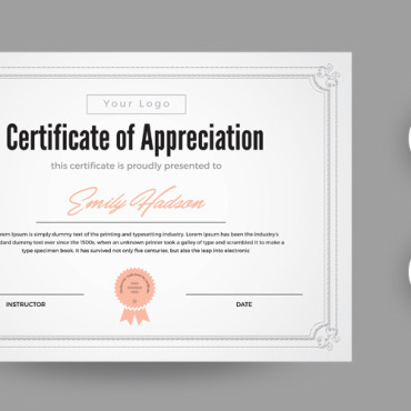 Completion Appreciation Certificate Templates 106254