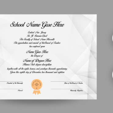 Diploma Certificate Certificate Templates 106279