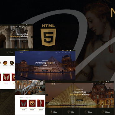 Art Gallery Website Templates 106455