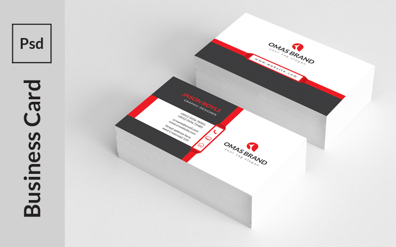 Creative Print Business Card - Corporate Identity Template
