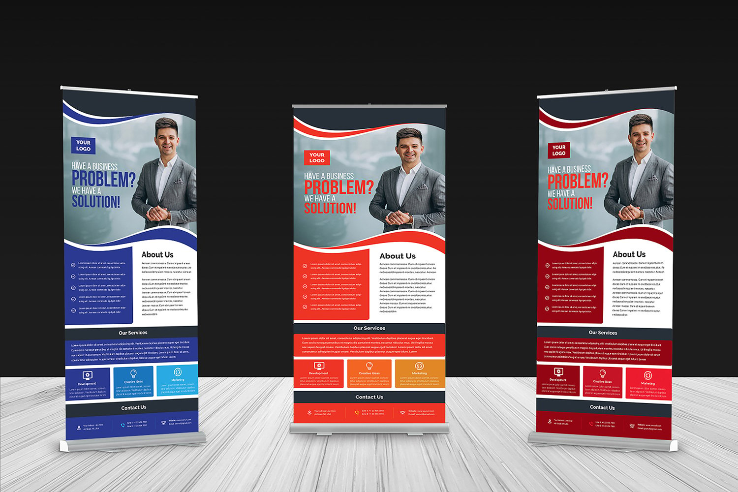 Roll-up Banner - Corporate Identity Template