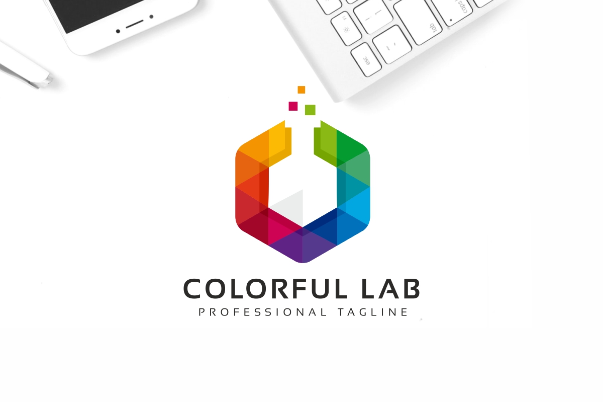 Colorful Lab Logo Template