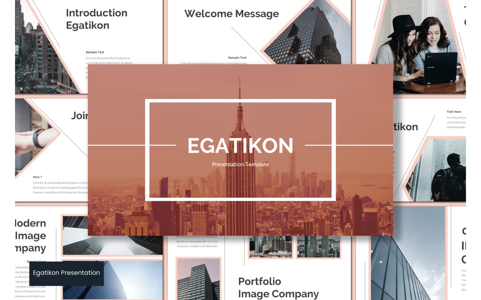 Egatikon PowerPoint template