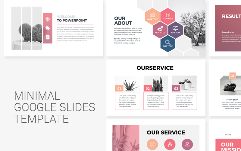 Minimal Template Google Slides