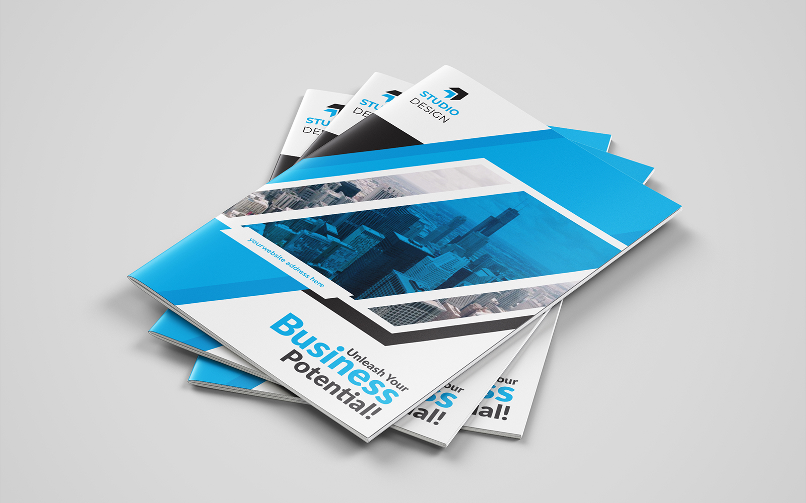 Castelvania Bifold Brochure Design - Corporate Identity Template