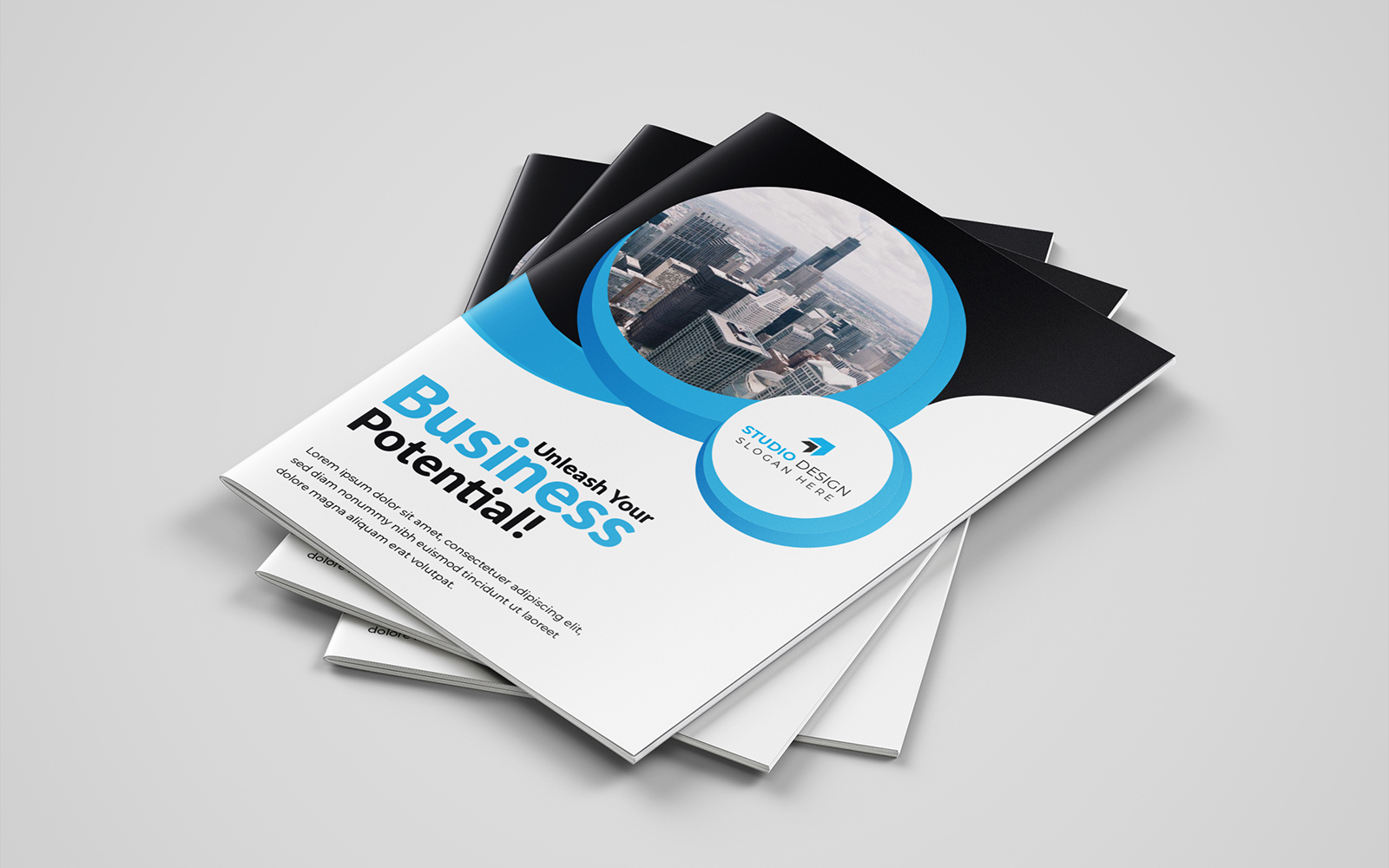 Lechuks Bifold Brochure Design - Corporate Identity Template