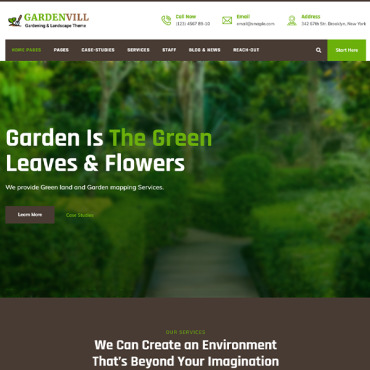 Commercial Garden WordPress Themes 107103
