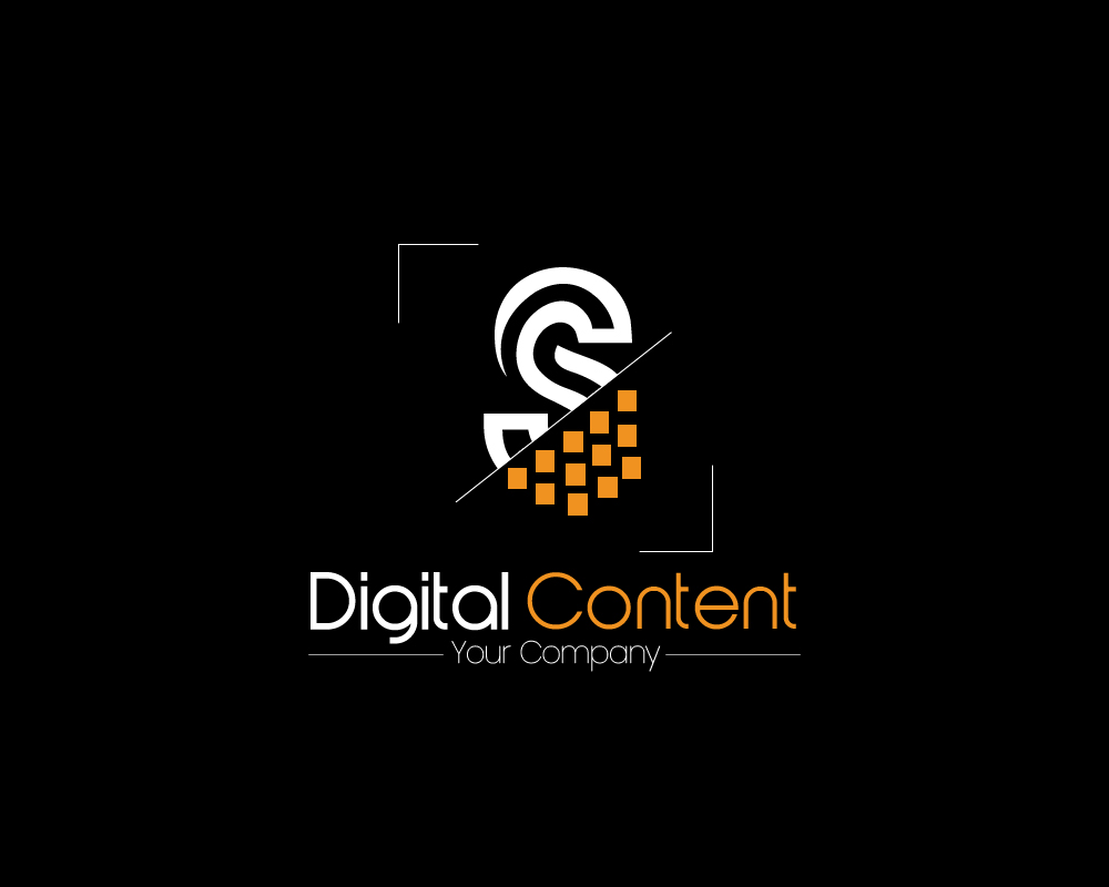 Digital Content Logo Template