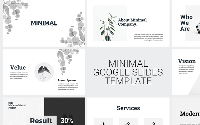 Minimal Template Google Slides