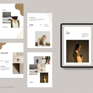 A4 Vertical Keynote Templates 107199