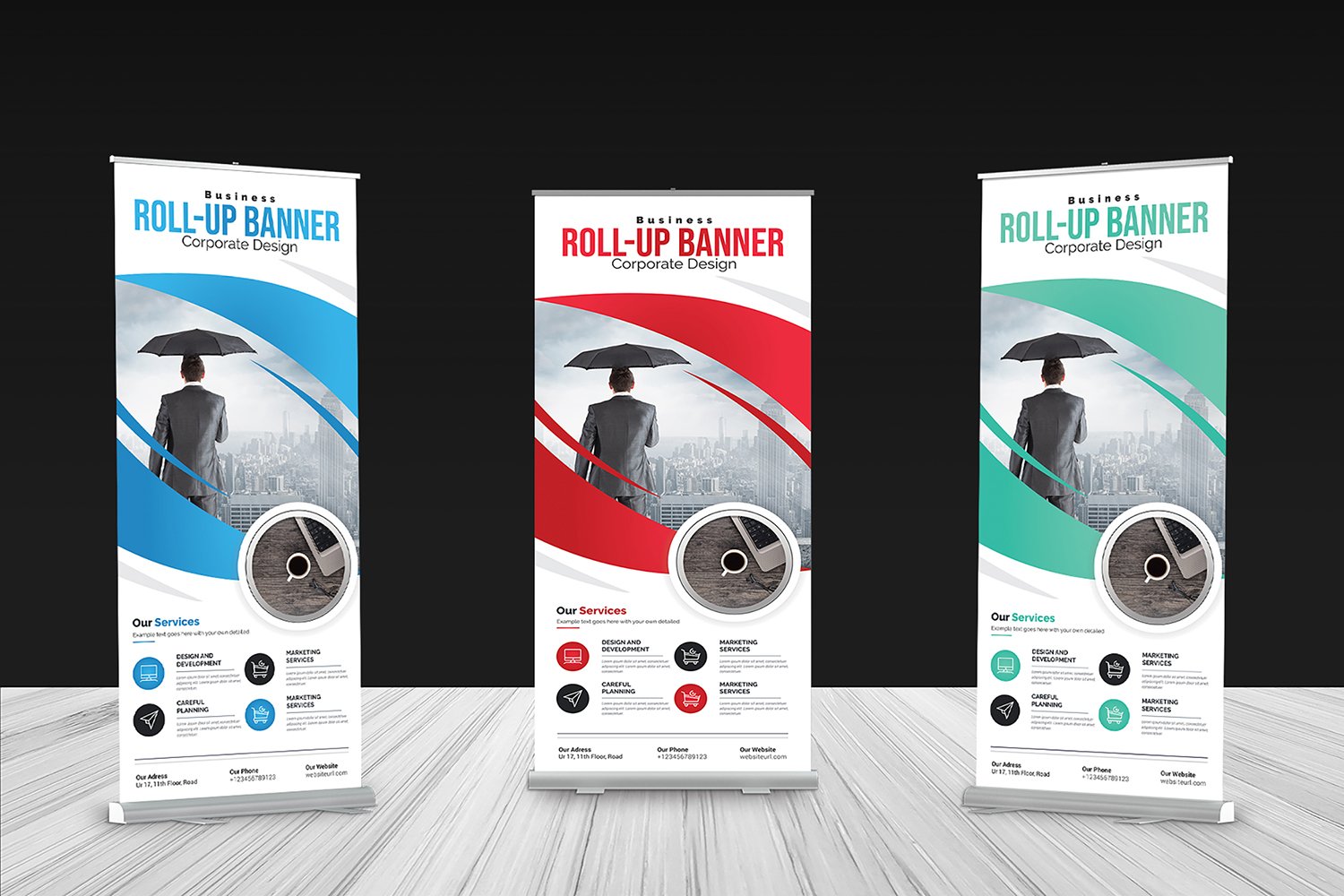 Roll-up Banner - Corporate Identity Template