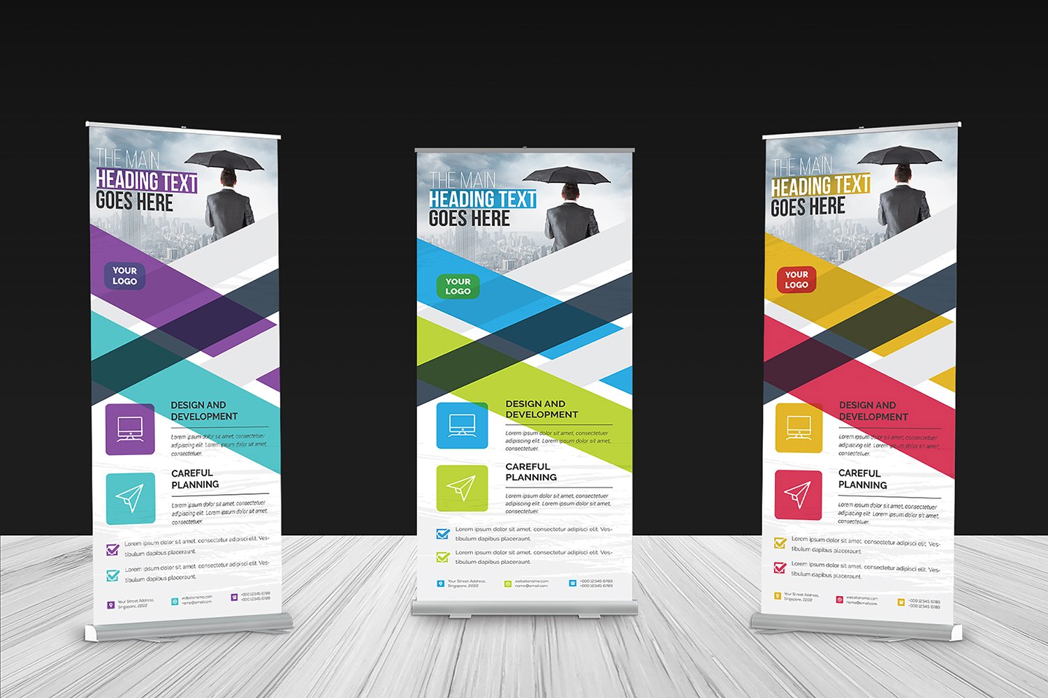 Roll-up Banner - Corporate Identity Template