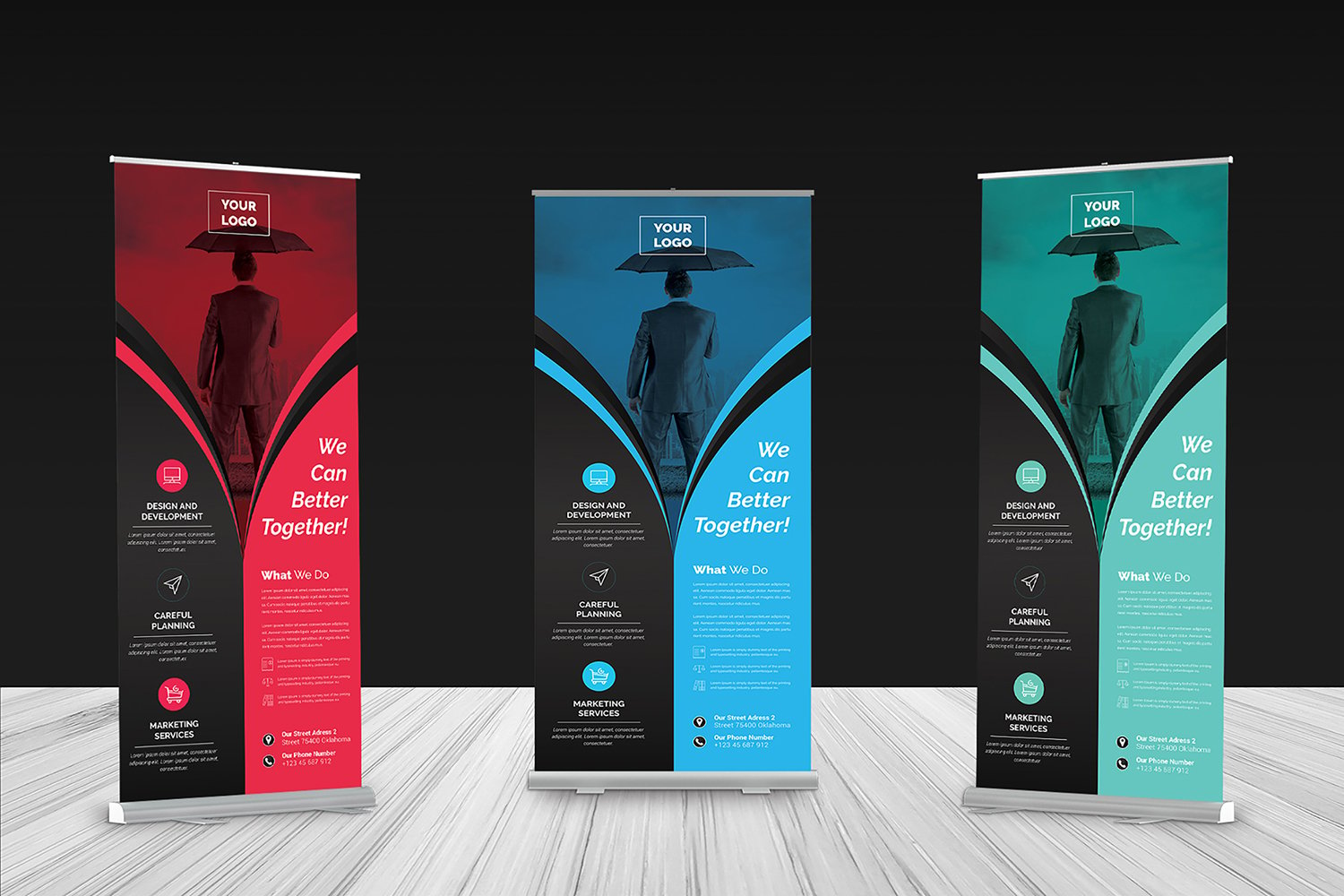 Roll-up Banner - Corporate Identity Template