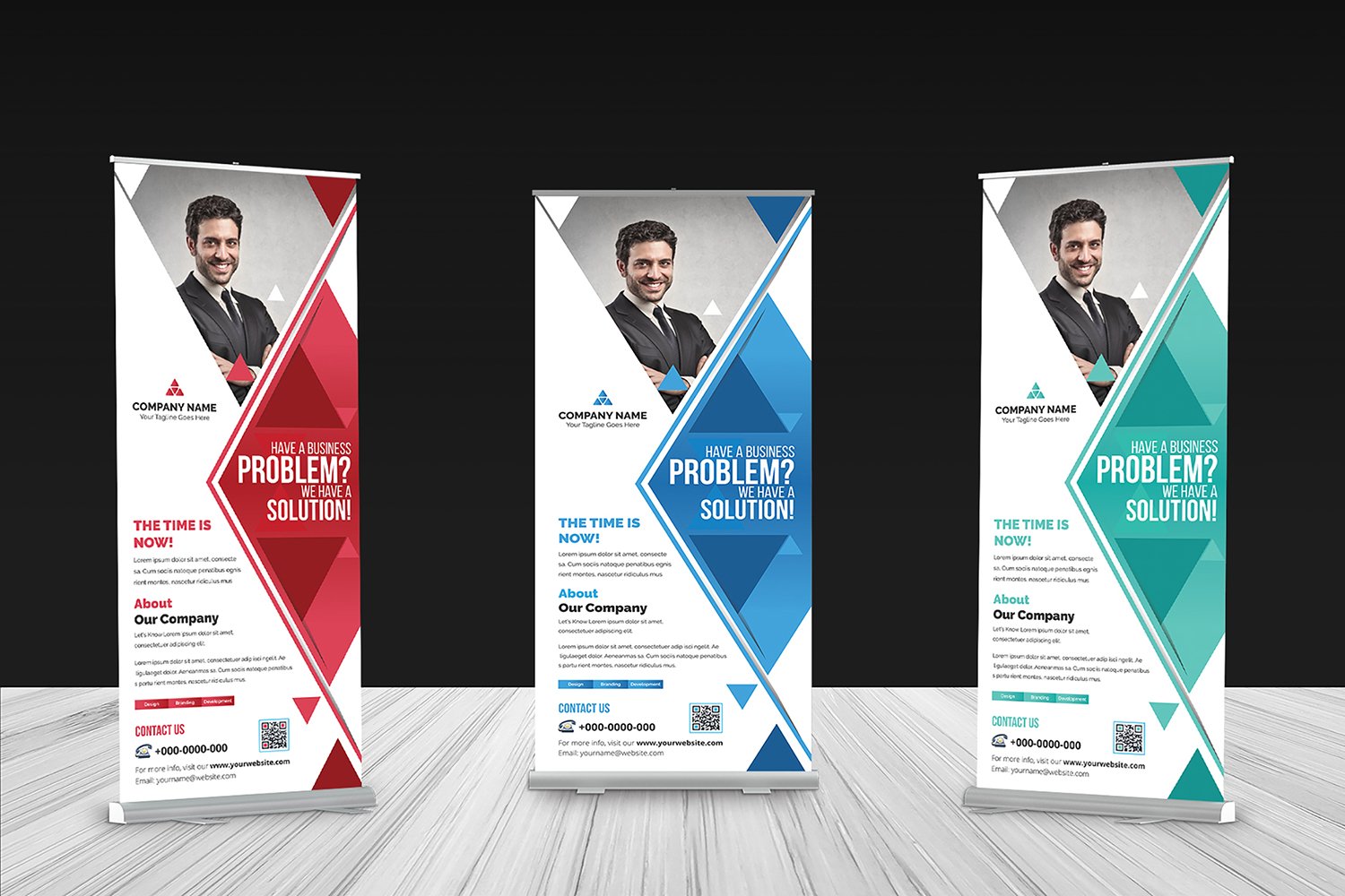 Roll-up Banner - Corporate Identity Template