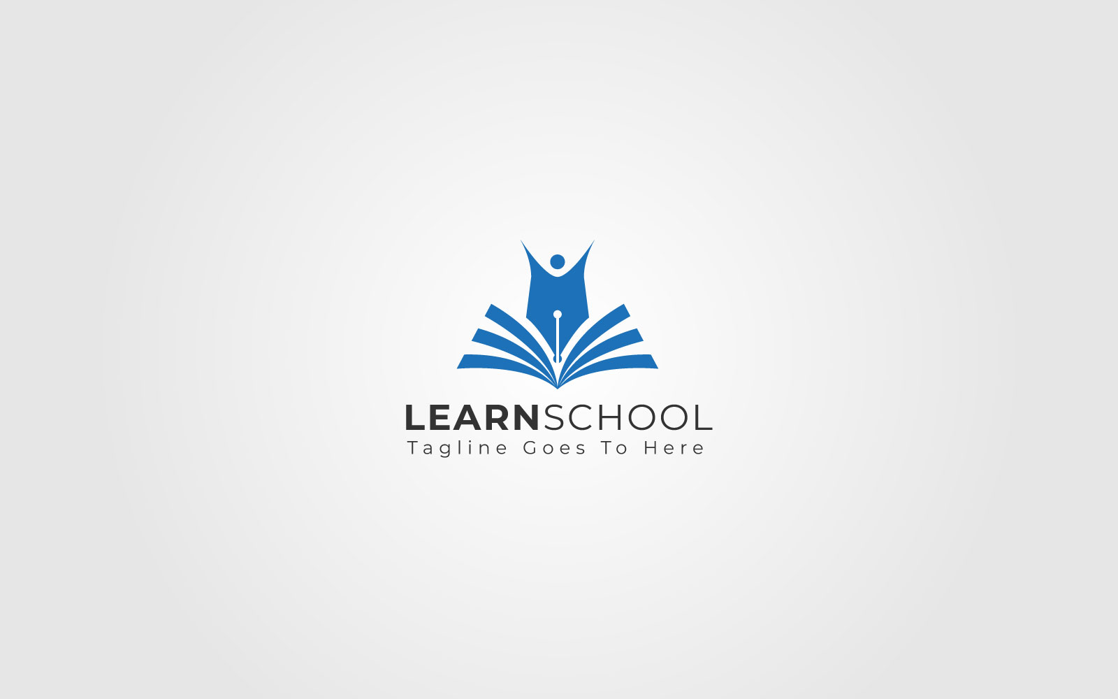 Learn School Education Logo Template