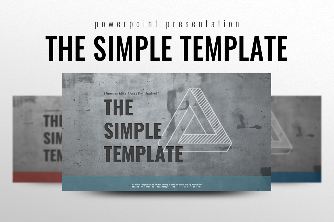 The Simple PowerPoint template