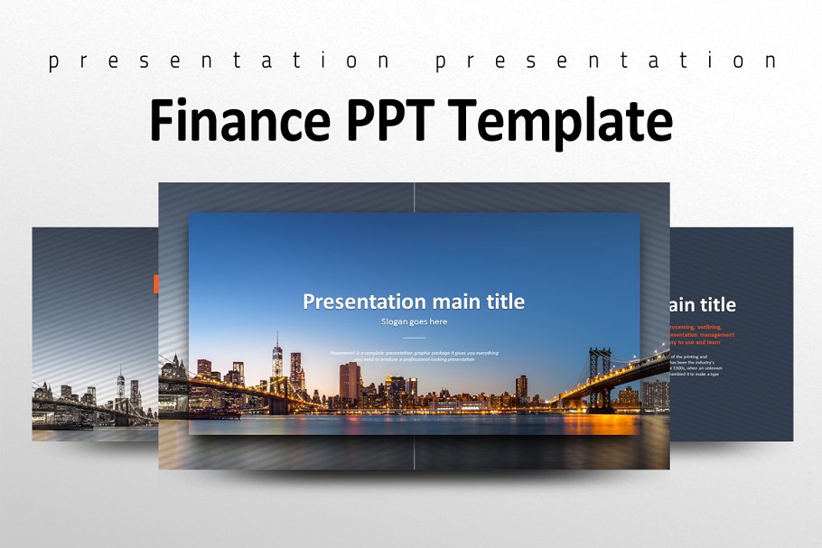 Finance PPT PowerPoint template