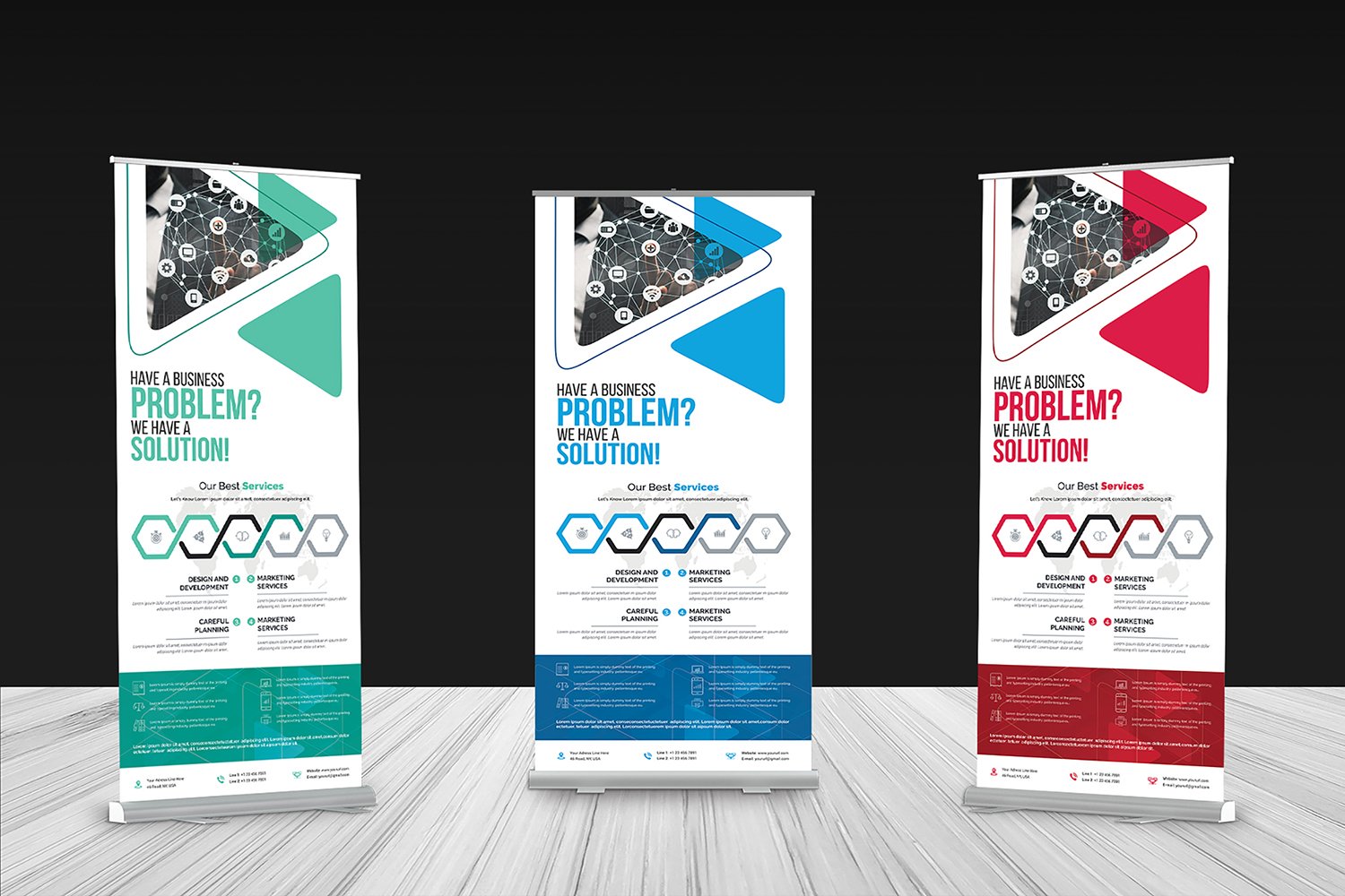 Roll-up Banner - Corporate Identity Template