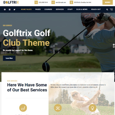 Clubhouse Country WordPress Themes 107308