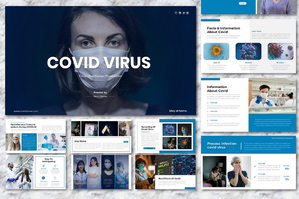 Covid Virus - Medical Presentation Google Slides