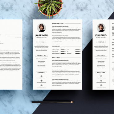 Black And Resume Templates 107353