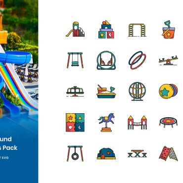 Playground Park Icon Sets 107410