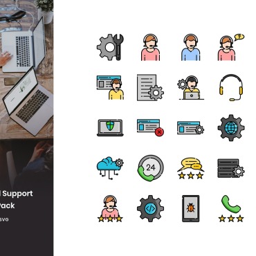 Technical Support Icon Sets 107414