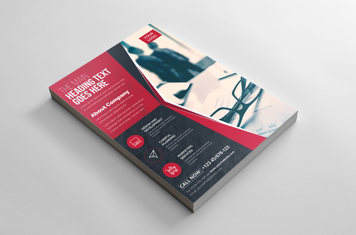 Modern Geometric Flyer - Corporate Identity Template