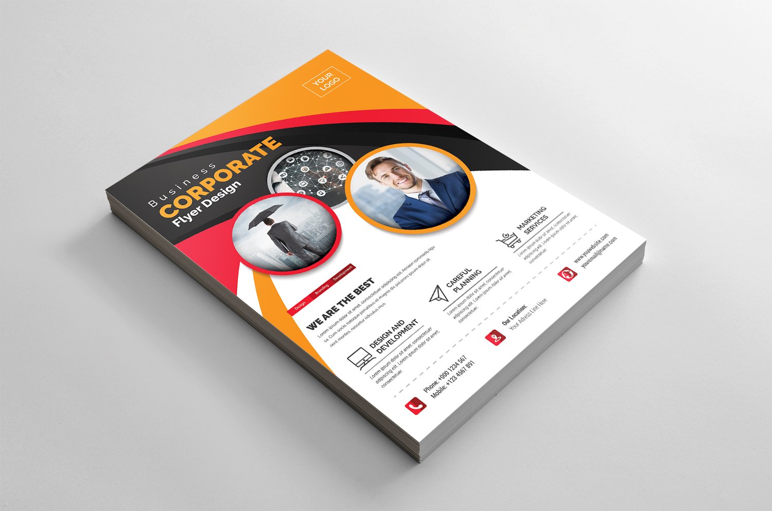 Modern Colorful Flyer - Corporate Identity Template