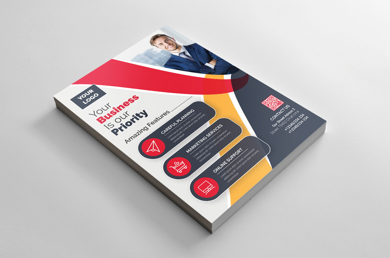 Modern Colorful Flyer - Corporate Identity Template