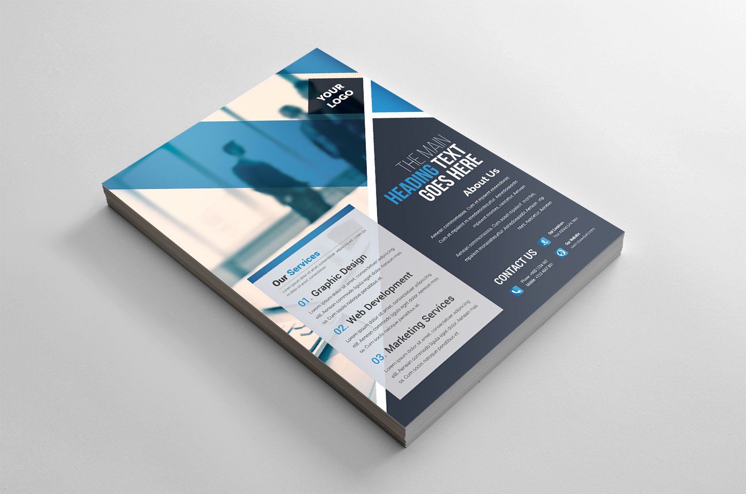 Modern Geometric Flyer - Corporate Identity Template