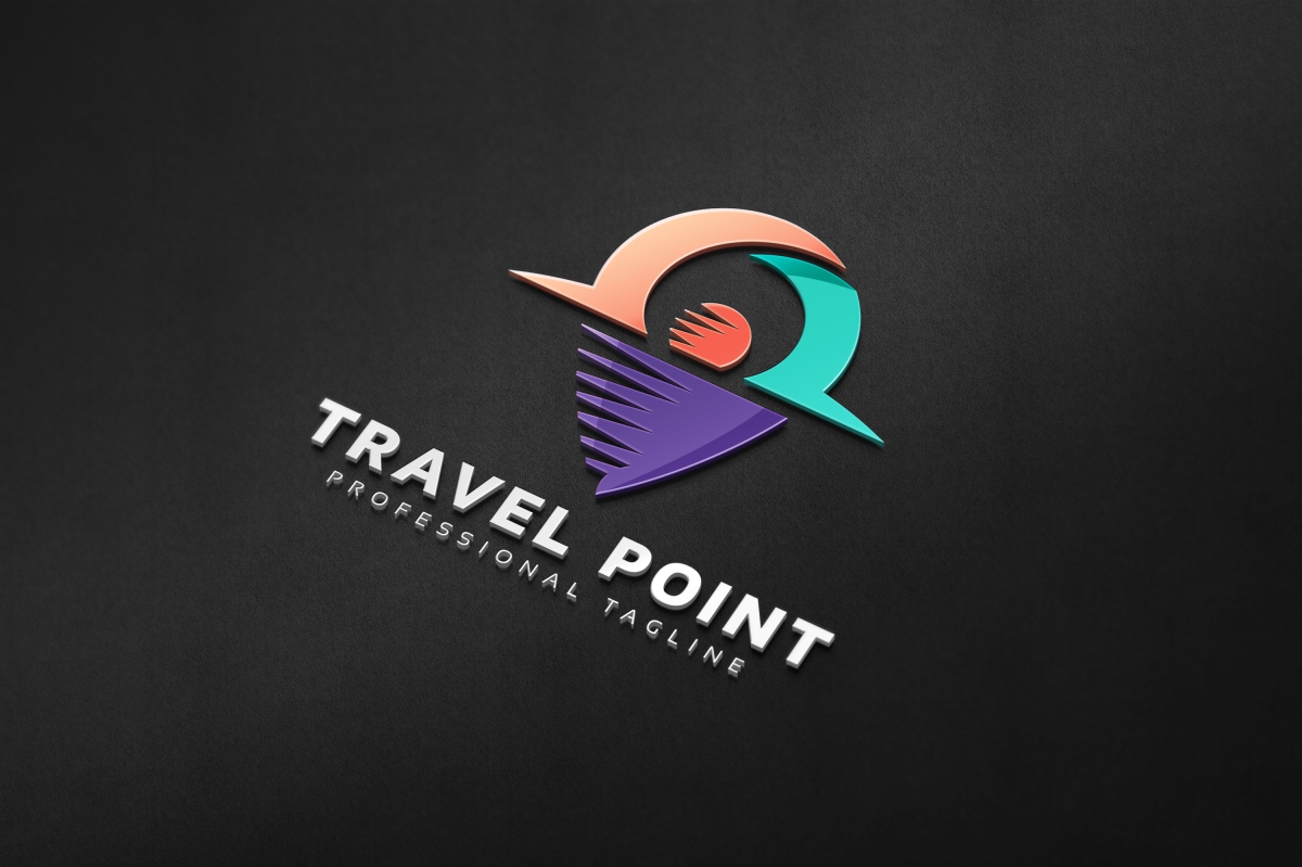 Travel Point Logo Template